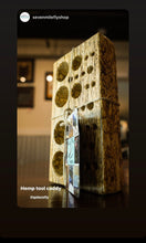 Load image into Gallery viewer, Hemp Wood Fly Tying Tool Caddy