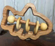 Load image into Gallery viewer, Baby Toy Handmade Wooden Rattle Fish and Turtle