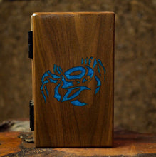 Load image into Gallery viewer, Wood Crab Fly Box
