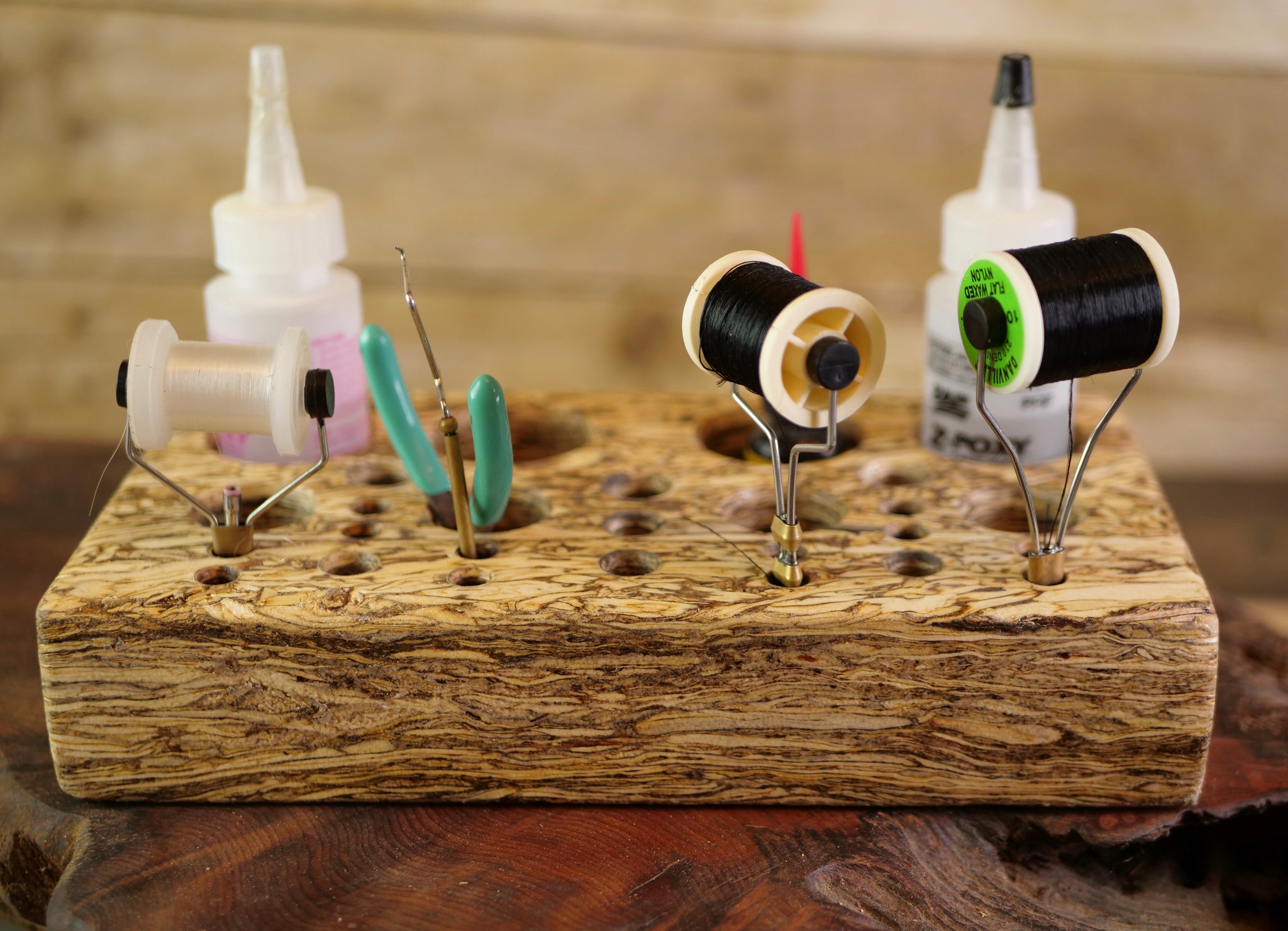 Hemp Wood Fly Tying Tool Caddy LoCo Fly Shop