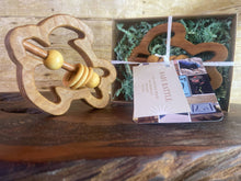Load image into Gallery viewer, Baby Toy Handmade Wooden Rattle Fish and Turtle
