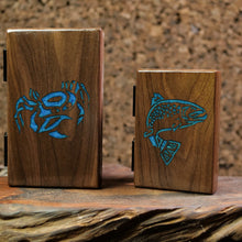 Load image into Gallery viewer, Wood Crab Fly Box
